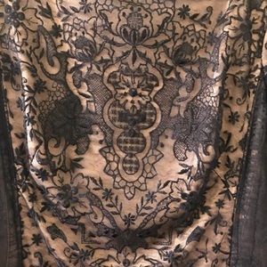 Tadashi Shoji black lace dress